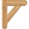 Ekena Millwork Traditional Craftsman Rough Sawn Bracket w/ Offset Brace, Western Red Cedar, 8"W x 28"D x 32"H BKT0806X28X32TRA04RWR - alternate 2